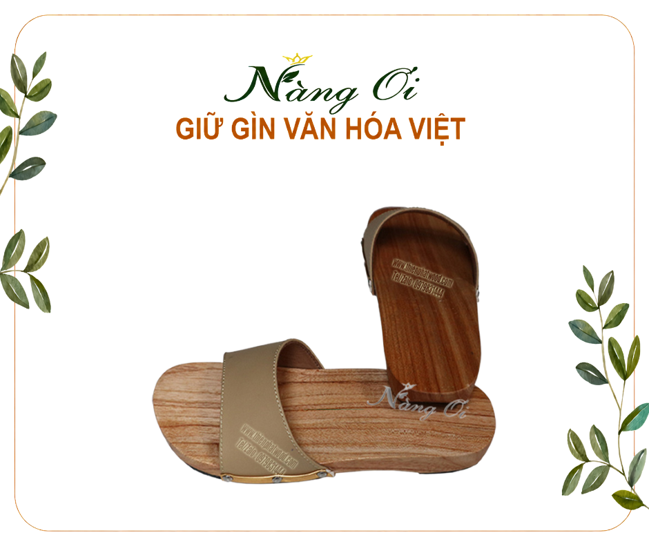 guốc gỗ nam